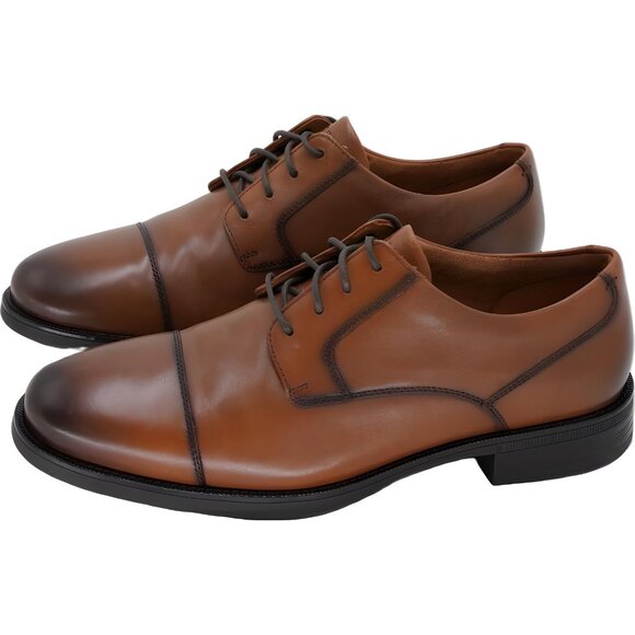 Cole Haan Bedford Cap Toe Oxford Dress Shoe Tan Mens US 10M - Picture 2 of 6